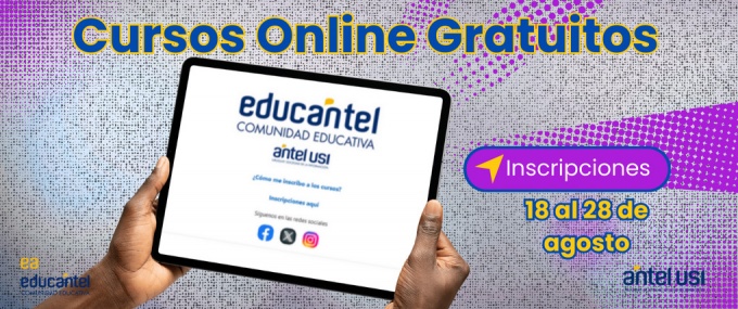 Setiembre: cursos a distancia por Educantel