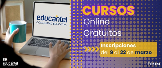 Abril: cursos a distancia por Educantel