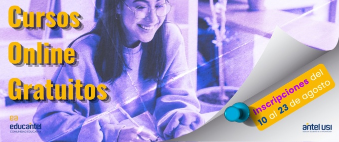 Setiembre: cursos a distancia por Educantel
