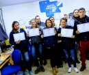 He aquí los 9 participantes del curso de Atención al Público