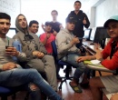 Desayuno compartido, cierre del Taller "Manejo de Internet y Cor