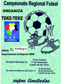 Campeonato futsal "Espacio de Inclusión Digital La Toma"