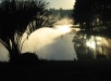 Amanecer en el lago del balneario Iporá