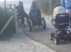 La accesibilidad de la playa fue disfrutada por usuarios de sill