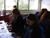 en pleno curso