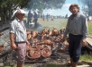 Los encargados de lo mas rico "Asado y chorizos criollos"