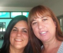 Docentes del Centro Silvia Delgado Nuñez y Ana Lilian González.
