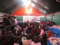 Federico Ivanier durante su encuentro con los jóvenes