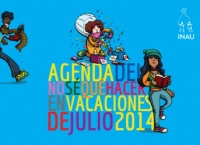 Portada de la agenda de vacaciones