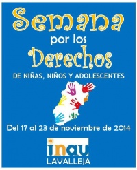 Afiche alusivo a la Semana de los Derechos