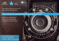 Invitacion Premiación Concurso fotográfico