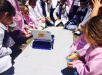 Niños aprenden con los robots Butiá