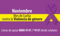 Noviembre, mes de la lucha contra la violencia de género