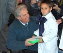 Presidente Tabaré Vázquez y Matías Reyes