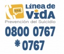 Línea de Vida: 0800 0767 - *0767