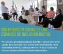 Contribución social de los Espacios de Inclusión Digital.