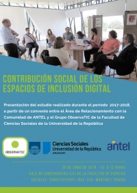 Contribución social de los Espacios de Inclusión Digital.