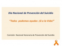 Día Nacional de Prevención del Suicidio.