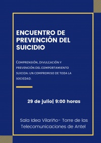 Encuentro de Prevención del Suicidio