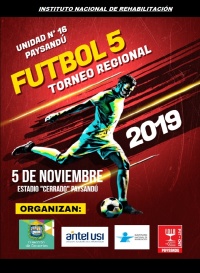 Torneo de fútbol 5 en Paysandú.