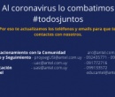 Al coronavirus lo combatimos #todosjuntos