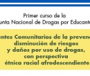 Primer curso de la Junta Nacional de Drogas por Educantel