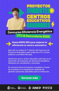 ¡Vuelve el Concurso de Eficiencia Energética para Liceos y UTU!
