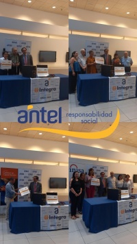 Antel entregó donación de 150 computadoras