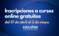 Mayo: cursos a distancia por Educantel