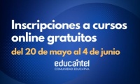 Junio: cursos a distancia por Educantel