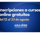 Setiembre: cursos a distancia por Educantel