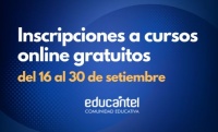 Octubre: cursos a distancia por Educantel