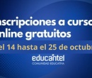 Noviembre: cursos a distancia por Educantel